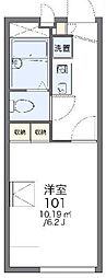 レオパレスFOLK 1Kの間取図画像