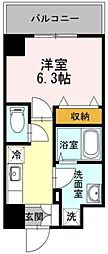間取図画像 1K
