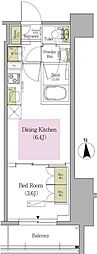 アーバネックス早稲田テラス 1DKの間取図画像
