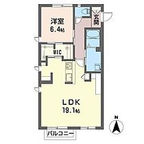 クラヴィエＡ 00105 ｜ 群馬県前橋市上小出町３丁目28-6（賃貸アパート1LDK・1階・61.22㎡） その2