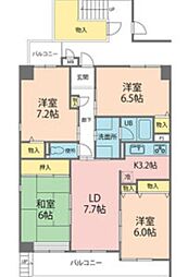 エスタブレ 4LDKの間取図画像