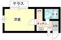 ジュネパレス松戸第156 1Kの間取図画像