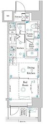 Raffistar中野本町 1DKの間取図画像