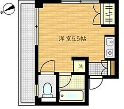 ピュアガーデン渡田 ワンルームの間取図画像