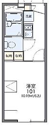 レオパレスK・T・G 1Kの間取図画像