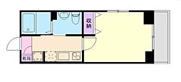 ベルヴィ 1Kの間取図画像