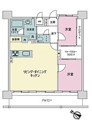 東峰マンションハイツ多賀 3LDKの間取図画像
