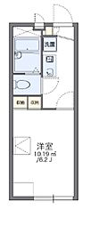 レオパレスハピネス 1Kの間取図画像