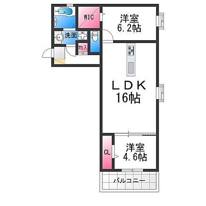 ムーランアヴァンE棟_間取り_0