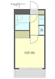 ダイヤコーポ宮前平 1Kの間取図画像