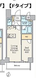 クレストコート中板橋 1LDKの間取図画像