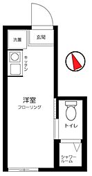 LaLa柴又 ワンルームの間取図画像