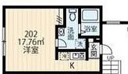 フィオーネ柴又 ワンルームの間取図画像