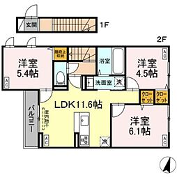 間取図画像 3LDK