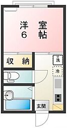 間取図画像 1K