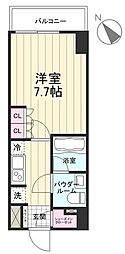 AZEST立川2 1Kの間取図画像