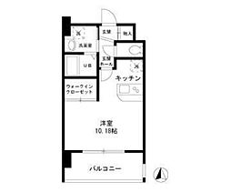 メゾン柳 ワンルームの間取図画像