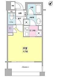 アルス恵比寿メイクス 1Kの間取図画像