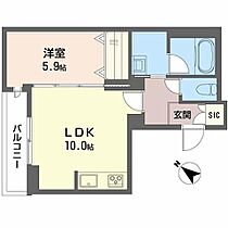 フォレナ・シュシュ 302 ｜ 宮城県仙台市太白区向山２丁目21-1・127番3、-8・143番3（賃貸マンション1LDK・3階・41.83㎡） その2