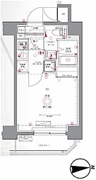 GENOVIA西川口II 1Kの間取図画像