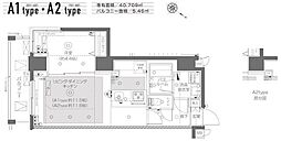 ZOOM月島 1LDKの間取図画像