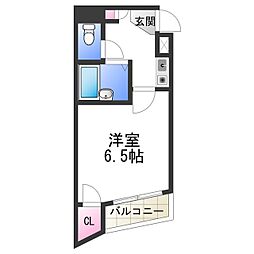 パーク・メゾン住吉 1Kの間取図画像