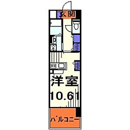 間取図画像 1K