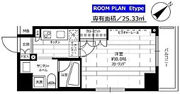ステージグランデ蒲田アジールコート 1Kの間取図画像