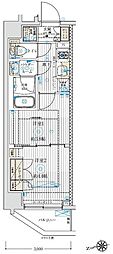ブライズ中野哲学堂 1Kの間取図画像