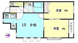 PIER510 2LDKの間取図画像