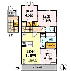 物件の間取り