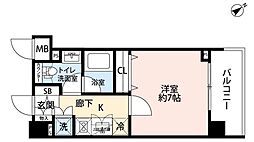 フェニシア学芸大学 1Kの間取図画像