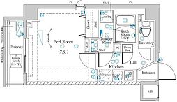 Raffistar練馬高野台 1Kの間取図画像