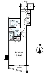 MAKESDESIGN板橋本町2 1Kの間取図画像