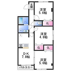 物件の間取り