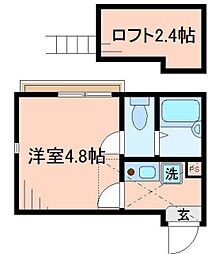 イル豊島園駅前 1Kの間取図画像