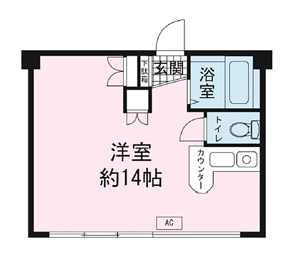 勝呂ビル 207｜静岡県沼津市本錦町(賃貸マンション1R・2階・26.00㎡)の写真 その2