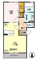 間取図画像 1LDK