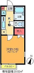 T-Grace 1Kの間取図画像