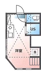 アーバンプレイス落合11 ワンルームの間取図画像