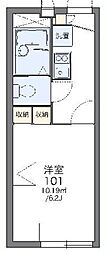 レオパレスヴィラ壱号館 1Kの間取図画像