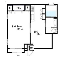間取図画像 1LDK