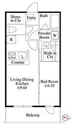 間取図画像 1LDK