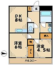 ハロッズプラザ 209 ｜ 東京都多摩市愛宕４丁目9-7（賃貸マンション2LDK・2階・48.08㎡） その2