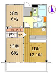 ヴィラＳ＆Ｔ 1階/107