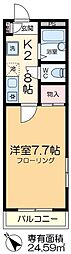 メゾン・アイン 1Kの間取図画像