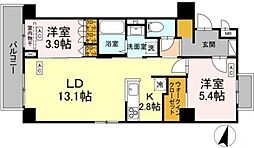 ロイジェント西新井 2LDKの間取図画像