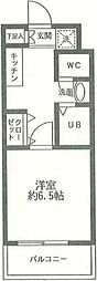 スチューデントパーク府中 1Kの間取図画像