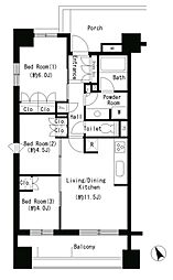 間取図画像 3LDK