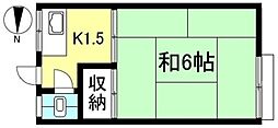 間取図画像 1K